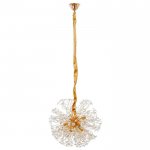 Светильник подвесной 87701/9 E14 40Вт золото 50х50х50-150 см