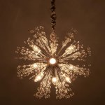 Светильник подвесной 87702/9 E14 40Вт хром 50х50х50-150 см