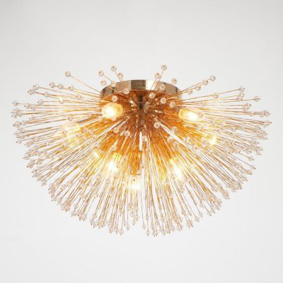 Светильник потолочный 87704/9 E14 40Вт золото 50х50х25 см