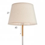 Торшер 41535/1 E27 40Вт белый