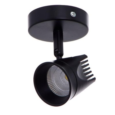 Спот 48677/1 LED 7Вт 4000К черный 8х8х11,5 см