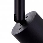 Спот 48679/1 LED 7Вт 4000К черный-красный 6х6х16 см