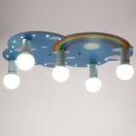 Люстра 85004/5 E27 40Вт led подсветка 85х51х17 см