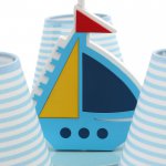 Люстра 85006/5 E14 40Вт синий-белый 65х65х55 см