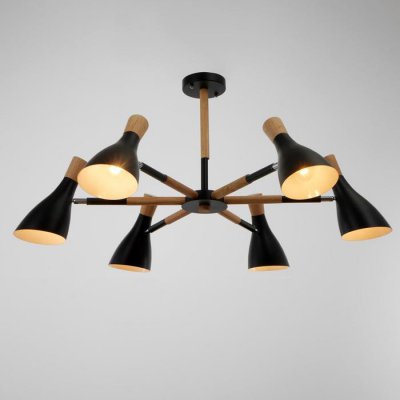 Люстра Люстра "Марокко" 6х40Вт E27 черный 90х90х58,5 см