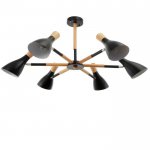 Люстра "Марокко" 6х40Вт E27 черный 90х90х58,5 см