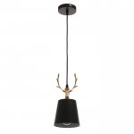 Светильник 625381/1 E27 40Вт черный-золото 13х13х100 см