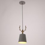 Светильник 625382/1 E27 40Вт белый-золото 13х13х100 см