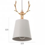 Светильник 625382/1 E27 40Вт белый-золото 13х13х100 см