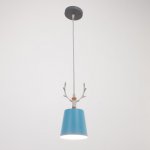 Светильник 625384/1 E27 40Вт синий-белый 13х13х100 см