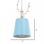 Светильник 625384/1 E27 40Вт синий-белый 13х13х100 см