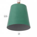 Светильник 625385/1 E27 40Вт зеленый-белый 13х13х100 см