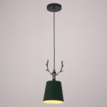 Светильник 625385/1 E27 40Вт зеленый-белый 13х13х100 см