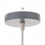 Светильник 625385/1 E27 40Вт зеленый-белый 13х13х100 см