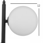 Светильник 61116/6 G9 40Вт черный