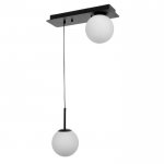 Светильник 61117/2 E14 40Вт черный 40x15x120 см