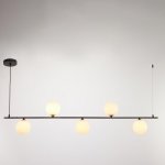 Светильник 61119/5 G9 20Вт черный 130x12x25 см