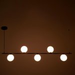 Светильник 61119/5 G9 20Вт черный 130x12x25 см