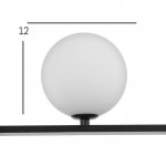 Светильник 61119/5 G9 20Вт черный 130x12x25 см