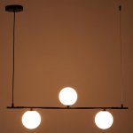 Светильник 61120/3 G9 20Вт черный 80x12x25 см