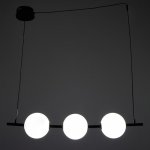 Светильник 61123/3 LED 24Вт черный 80x15x120 см