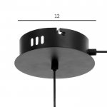 Светильник 61123/3 LED 24Вт черный 80x15x120 см