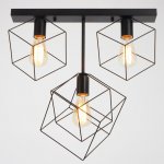 Светильник 61124/3 E27 40Вт черный 60x25x25 см