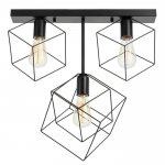 Светильник 61124/3 E27 40Вт черный 60x25x25 см