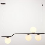 Светильник 61127/4 E14 40Вт черный 100x15x120 см