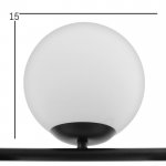 Светильник 61127/4 E14 40Вт черный 100x15x120 см