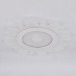 Люстра с ПДУ 74659/1 LED 55Вт 3000-6000К диммер бело-прозрачный 50х50х5 см