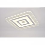 Люстра с ПДУ 74662/1 LED 50Вт 3000-6000К диммер бело-прозрачный 50х50х5 см