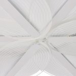 Люстра с ПДУ 74666/6 LED 85Вт 3000-6000К диммер бело-прозрачный 50х50х6 см