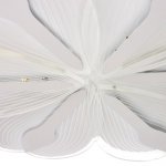 Люстра с ПДУ 74667/6 LED 66Вт 3000-6000К диммер бело-прозрачный 50х50х6 см