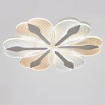 Люстра с ПДУ 74667/6 LED 66Вт 3000-6000К диммер бело-прозрачный 50х50х6 см