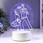 Светильник "Танго" LED RGB от сети 9,5х11,5х18,5 см