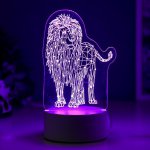 Светильник "Лев" LED RGB от сети 9,5х13х18,9 см