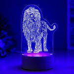 Светильник "Лев" LED RGB от сети 9,5х13х18,9 см