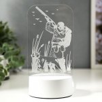 Светильник "Охотник" LED RGB от сети 9,5х10х19,5 см