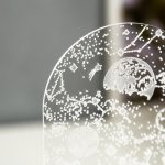 Светильник "Пара в космосе" LED RGB от сети 9,5х10х19 см