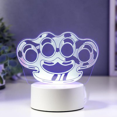 Светильник Светильник "Кастет" LED RGB от сети 9,5х15х14 см