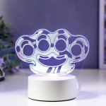 Светильник "Кастет" LED RGB от сети 9,5х15х14 см