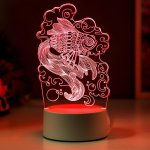 Светильник "Карась" LED RGB от сети 9,5х11х20 см