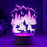 Светильник "Туризм" LED RGB от сети 9,5х13х18 см