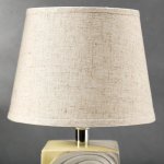 Лампа настольная 16006/1 E14 40Вт бежево-серый 20х20х30 см