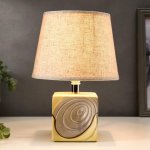 Лампа настольная 16006/1 E14 40Вт бежево-серый 20х20х30 см