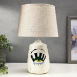 Лампа настольная 16007/1 E14 40Вт белый 22х22х35,5 см