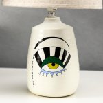 Лампа настольная 16007/1 E14 40Вт белый 22х22х35,5 см