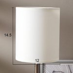 Лампа настольная 16011/1 E14 40Вт дерево-хром 12,5х12,5х42 см