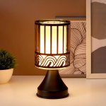 Светильник с выключателем 16013/1 G4 20Вт черный 11,5х11,5х25 см